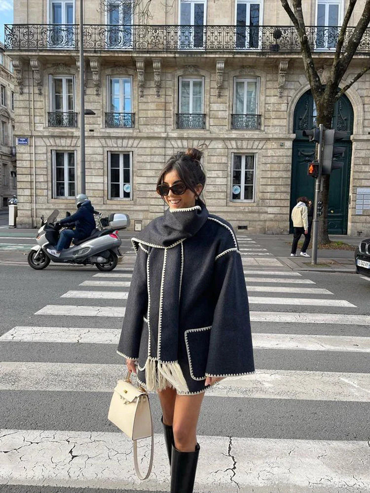CLAIRE - Scarf Coat