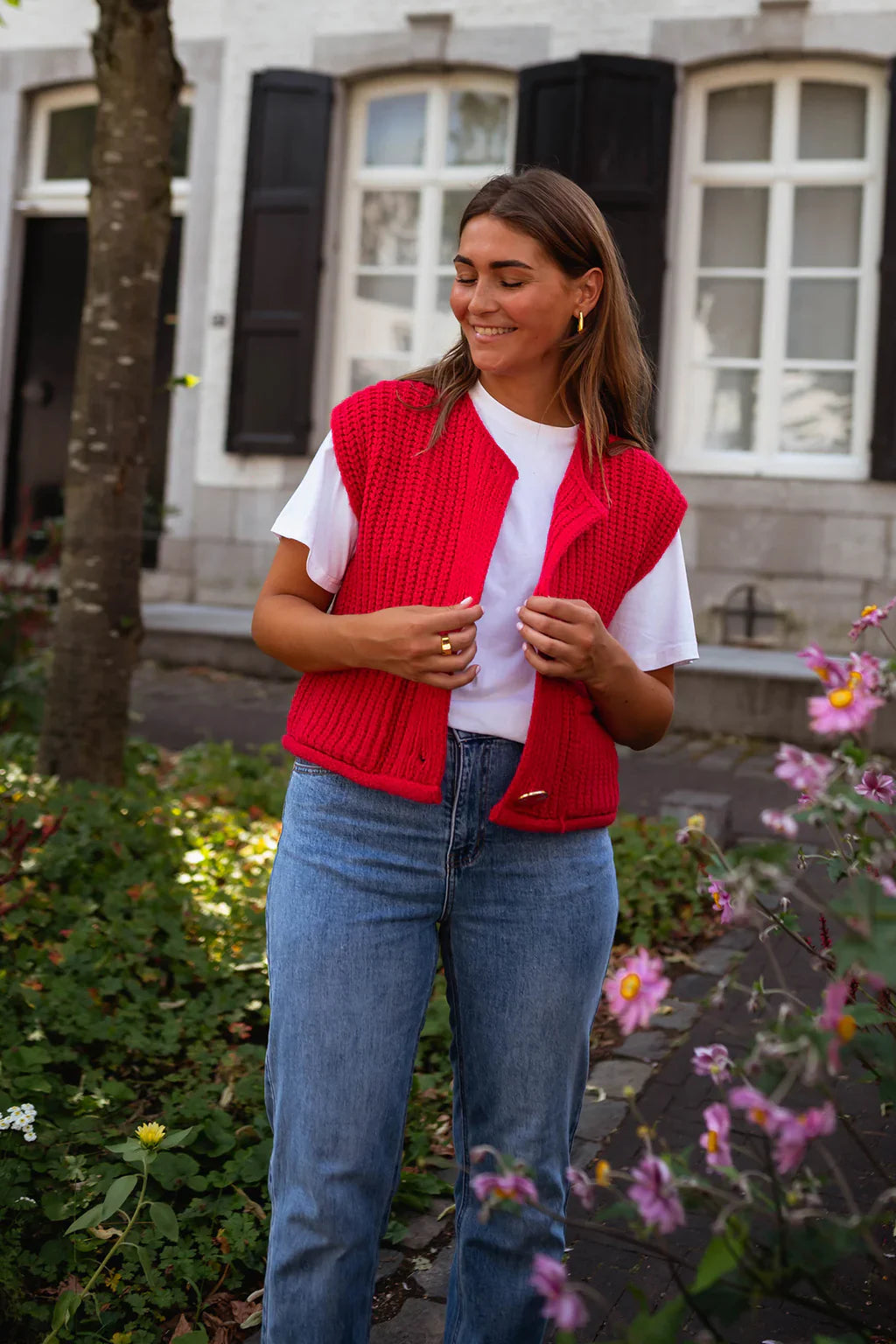 Bo - Knitted style vest