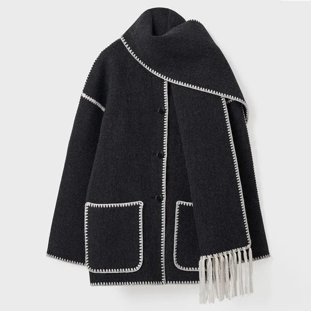 CLAIRE - Scarf Coat