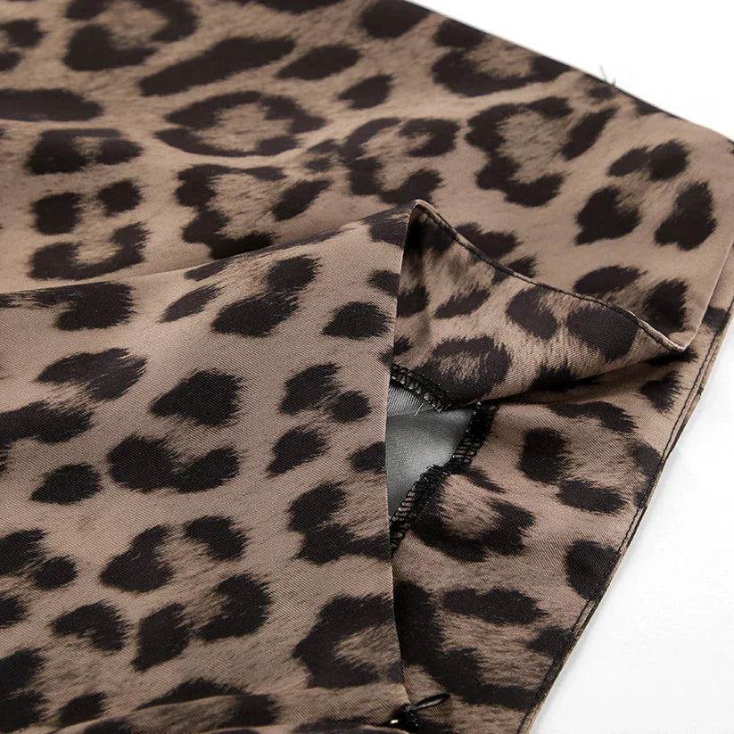 Leonore - Elegante luipard rok