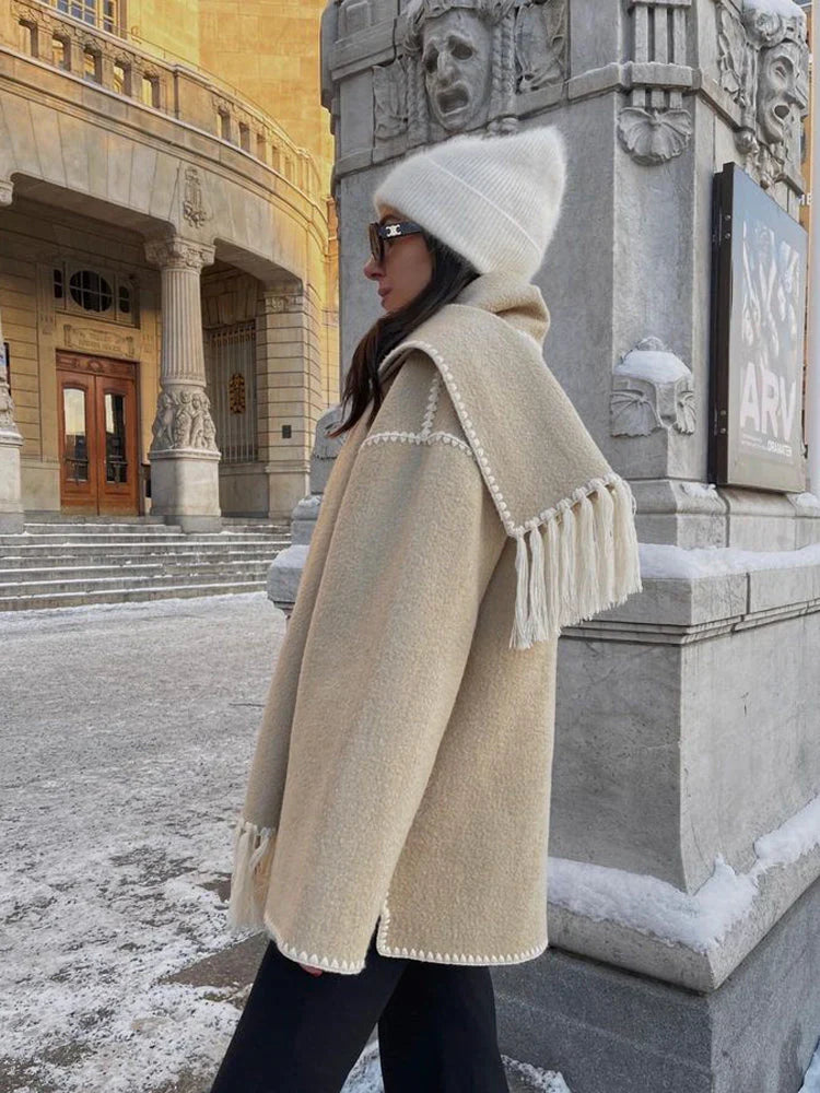 CLAIRE - Scarf Coat