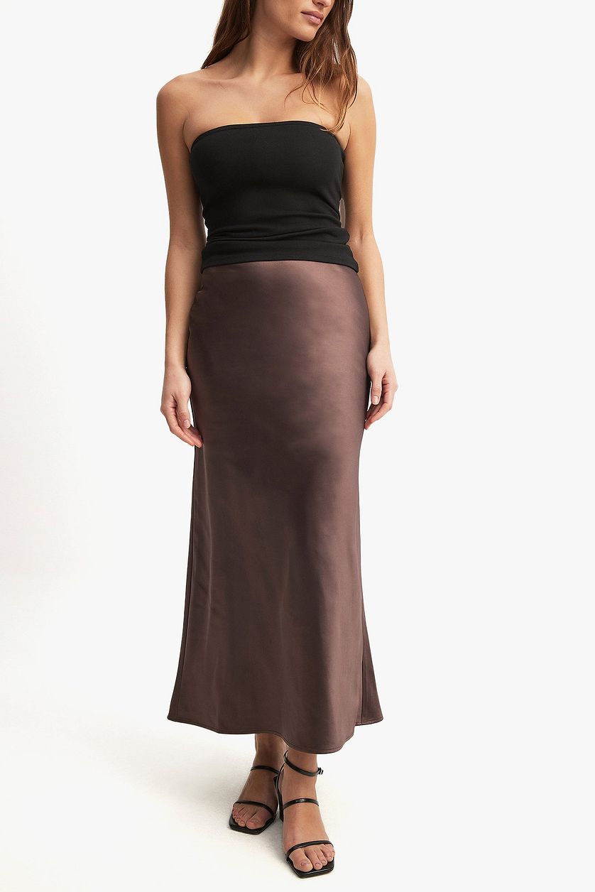 July - Satin Maxi Skirt