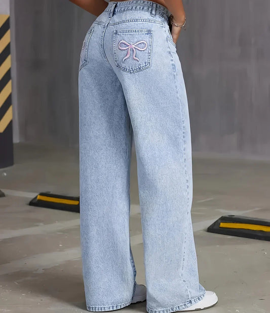 JENNI - Essentiel Bow Tie Jeans