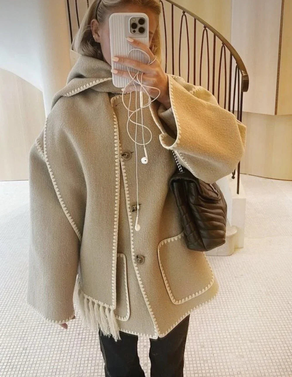 CLAIRE - Scarf Coat