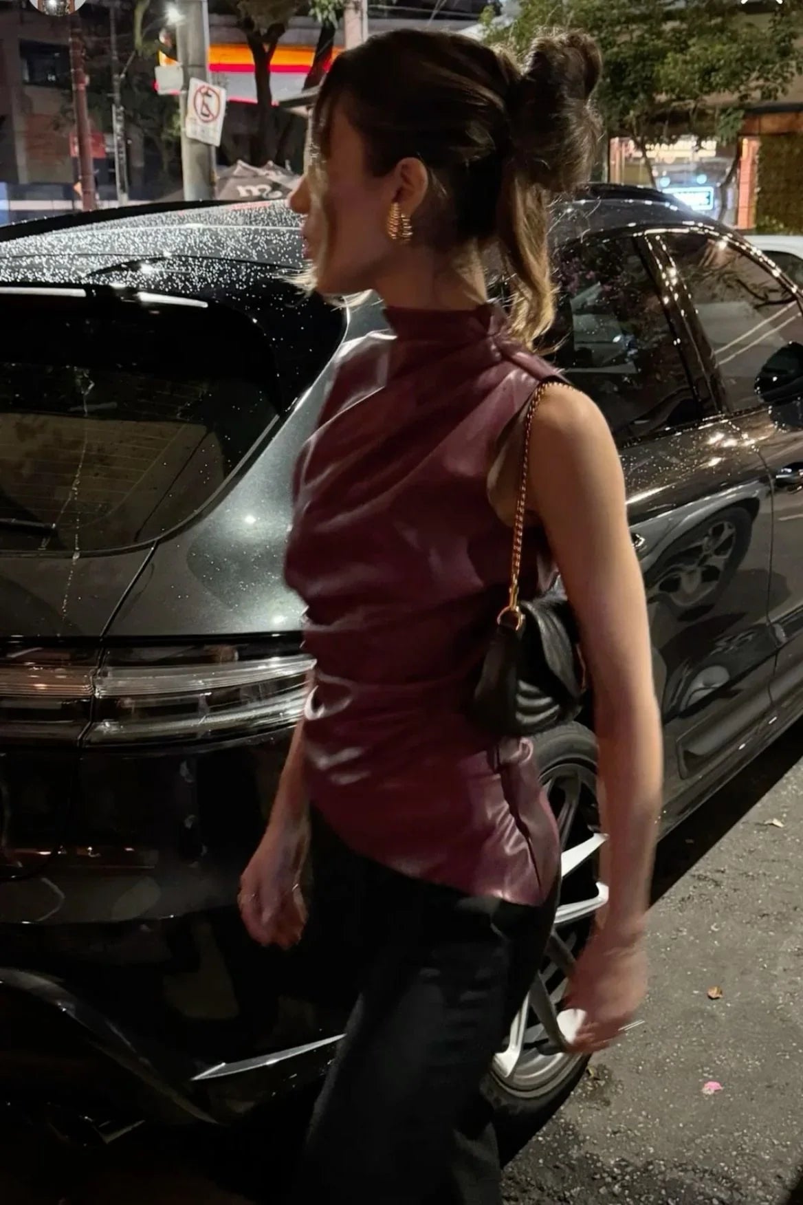 Cara - Burgundy Top