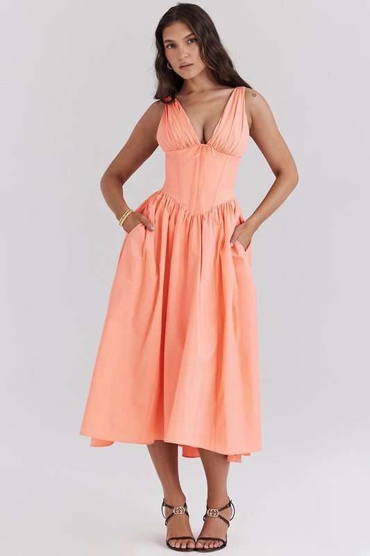 Corset Midi Dress