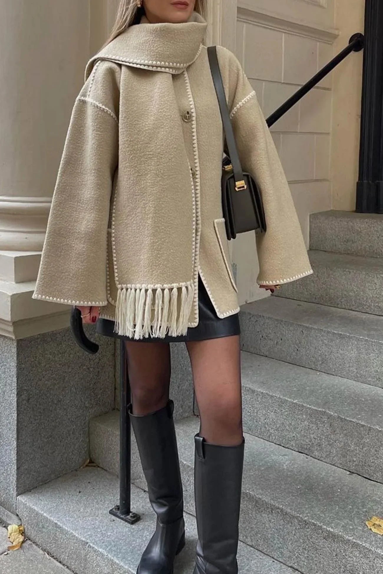 CLAIRE - Scarf Coat
