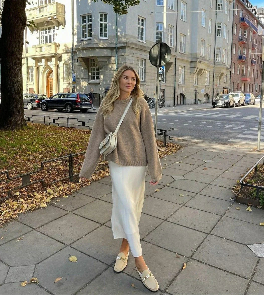July - Satin Maxi Skirt