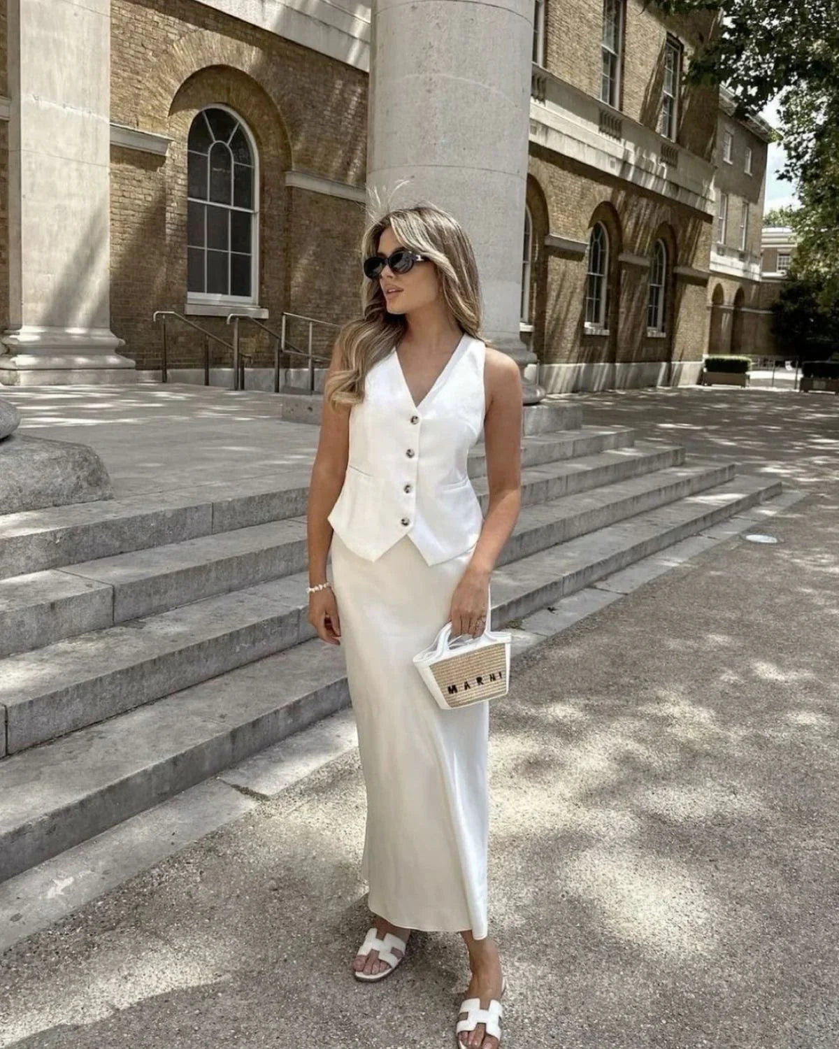 July - Satin Maxi Skirt