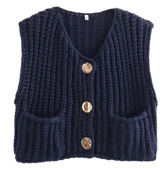 Bo - Knitted style vest