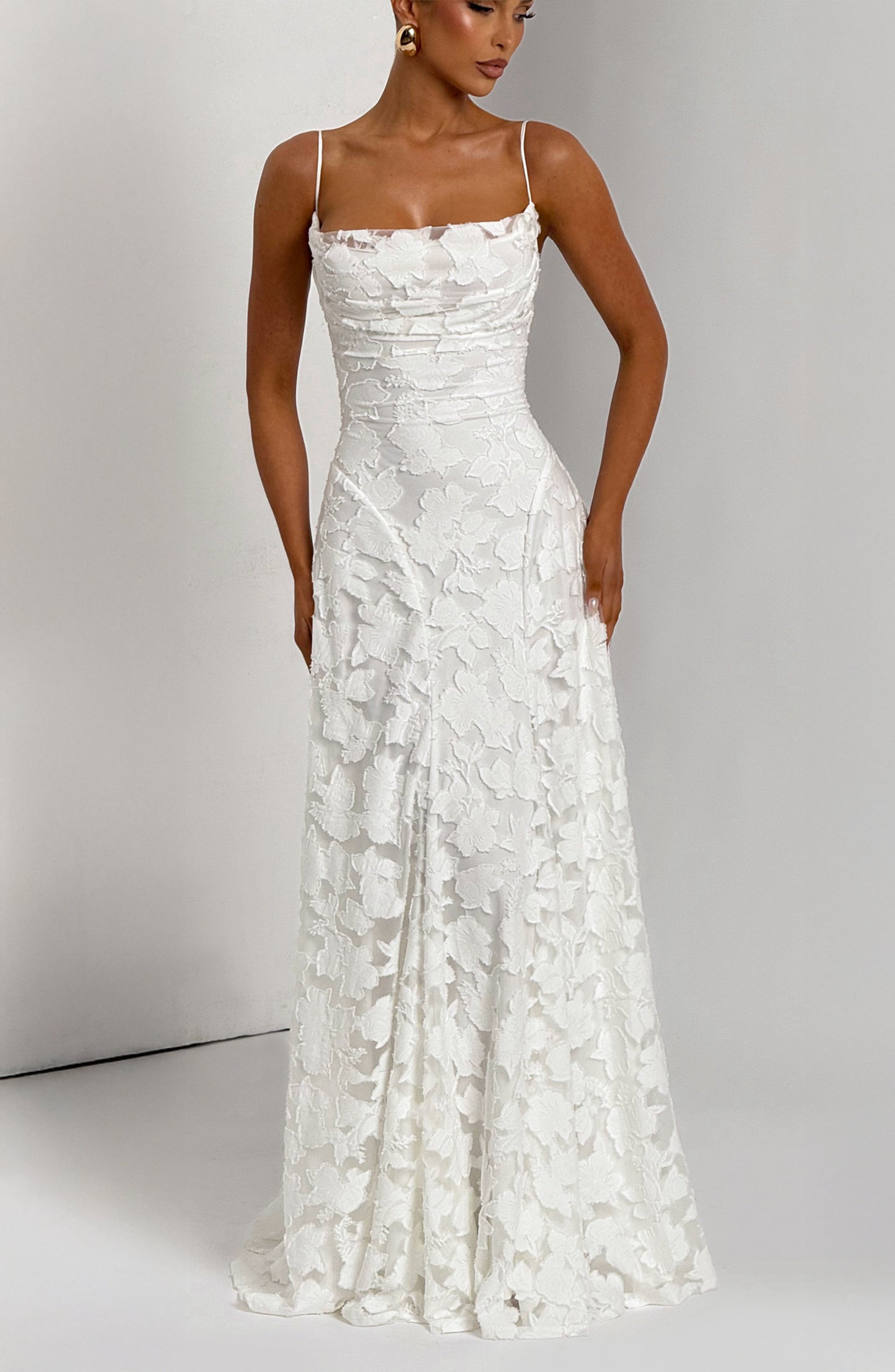 Francis Maxi Jurk - Ivory
