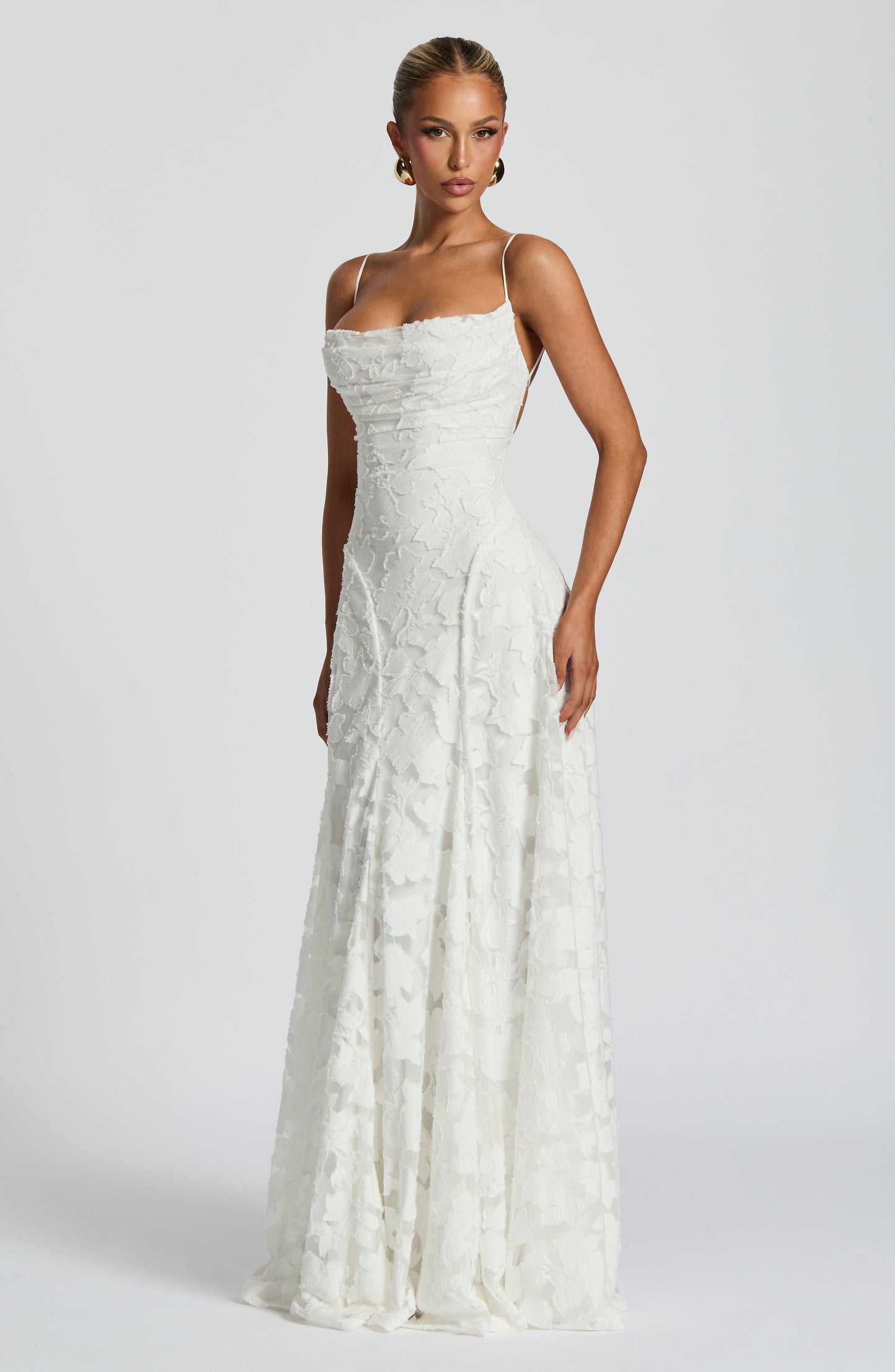 Francis Maxi Jurk - Ivory