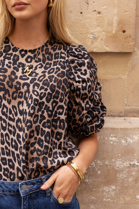 Lena - Leopard top