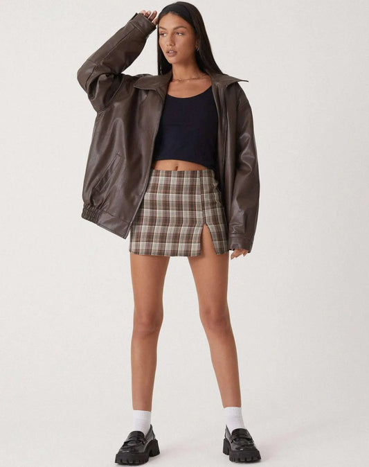 Beau - Oversized Leren jas